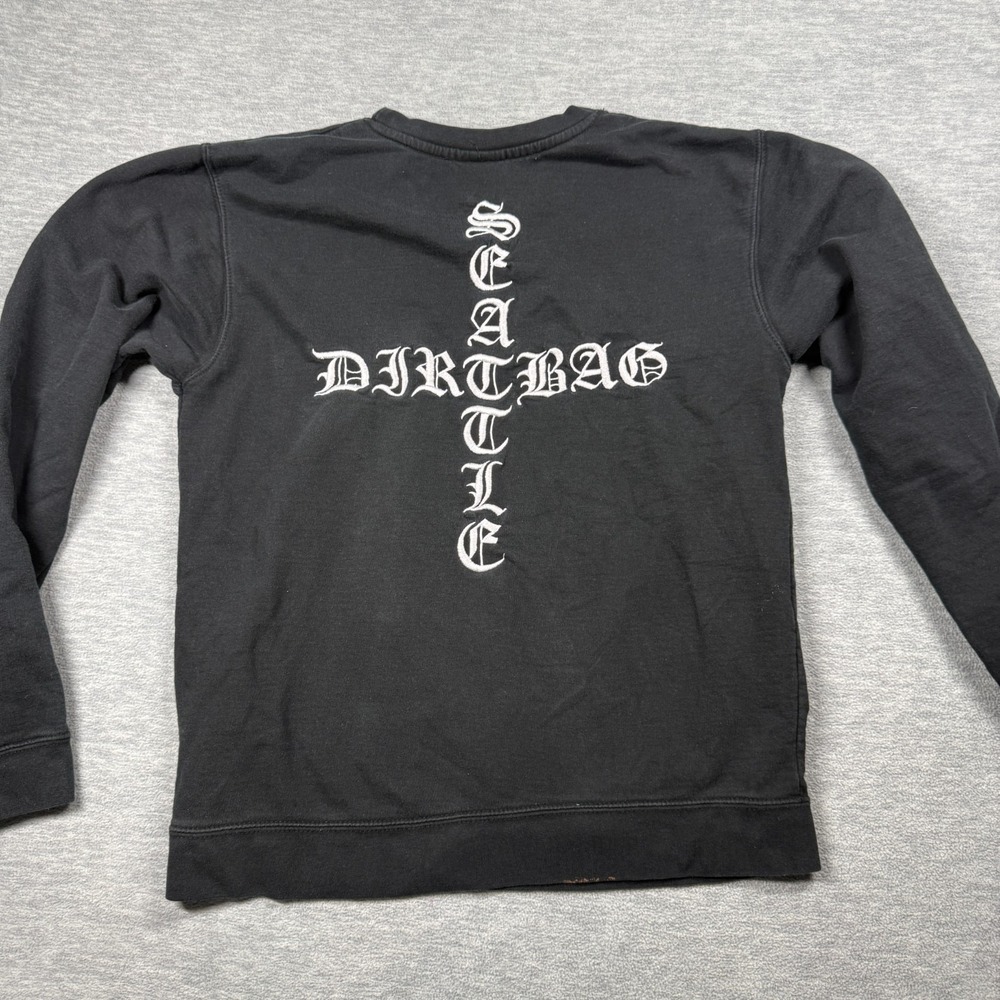HUF Sweatshirt Men Medium Black Long Sleeve Crewneck‎ Skateboarding Streetwear